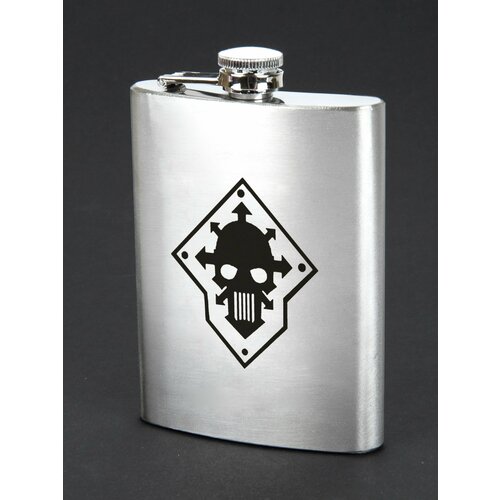 Фляжка для алкоголя с гравировкой 240мл 8oz Warhammer 40000 Железные войны
