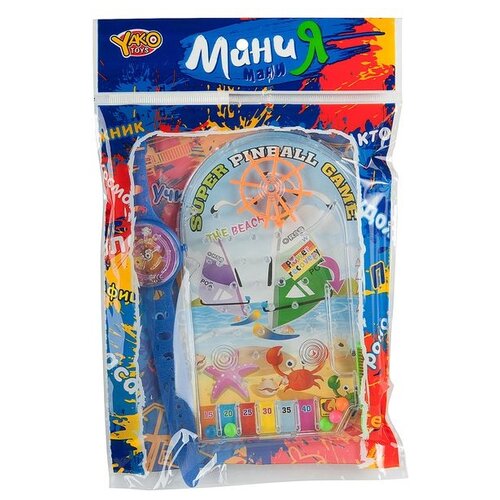 Настольная игра часы, пинбол, YAKO МиниМаниЯ, арт.M6361. (Ф81914)