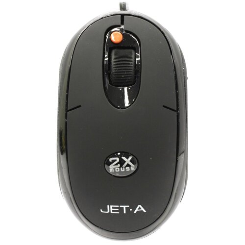 Мышь Jet.A OM-N5, Black, Optical, 1200dpi, мини, прорезиненное покрытие, USB