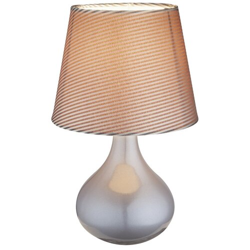 фото Лампа декоративная globo lighting freedom 21651, e14, 40 вт, цвет арматуры: серый, цвет плафона/абажура: бежевый