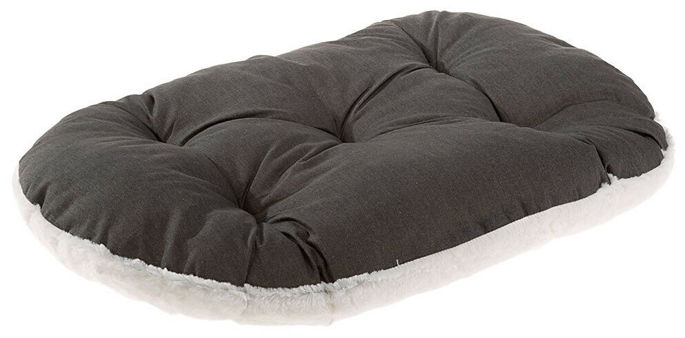 Подушка для собак и кошек Ferplast Relax F 55/4   55х36 см 55 см 36 см черная с белым мехом