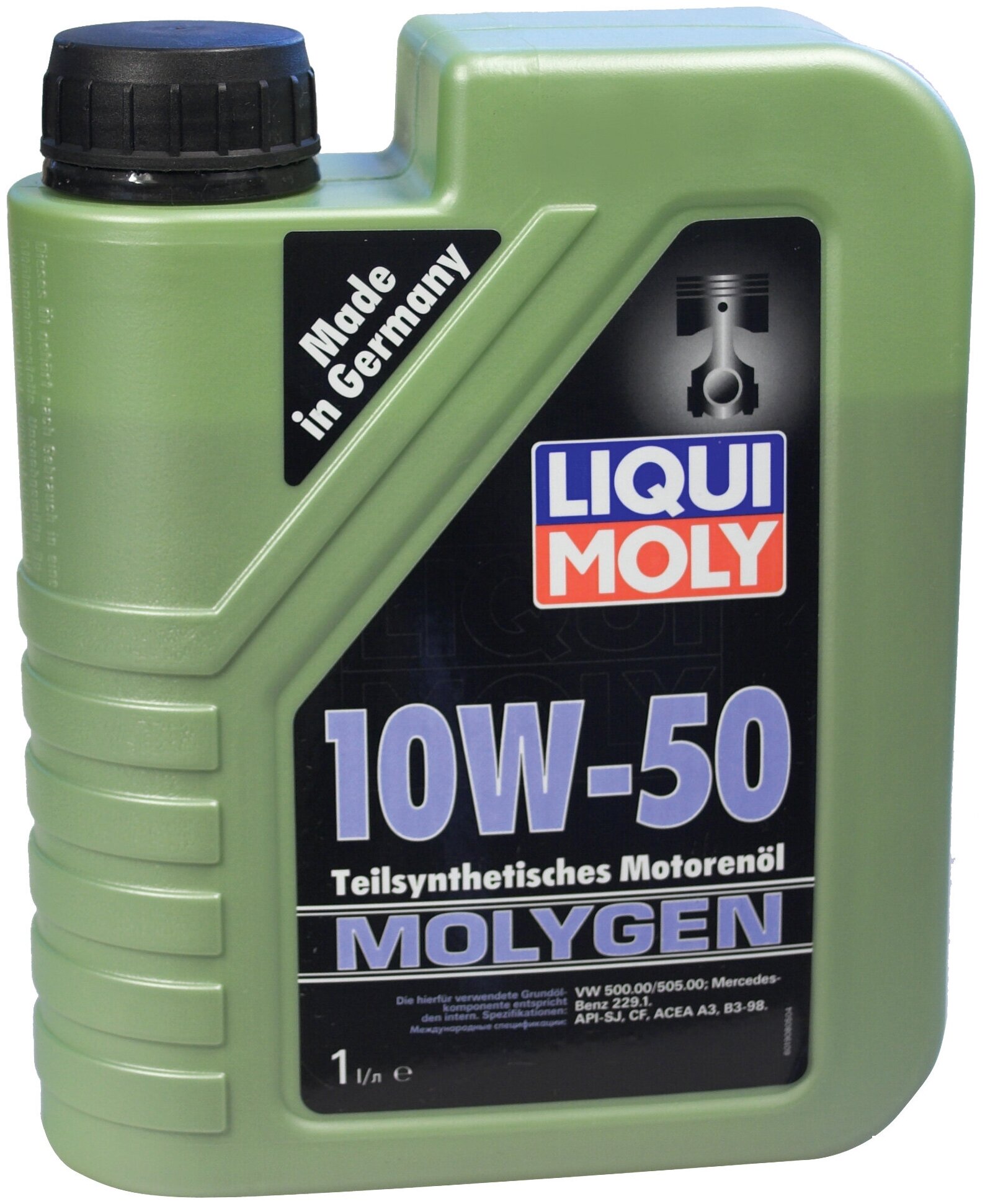 Полусинтетическое моторное масло LIQUI MOLY Molygen 10W-50