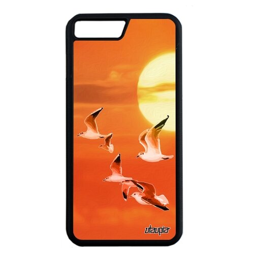 фото Чехол на смартфон iphone 8 plus, "чайки" альбатрос моевка utaupia