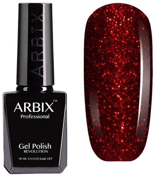 Arbix Гель-лак Classic (glitter), 10 мл, 50 г, 084 Мулен Руж