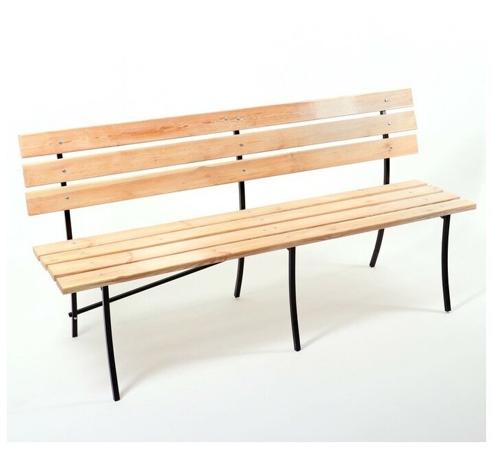 Садовая скамейка "LAKSI" 36 х 180 х 82 см, макс нагрузка 200 кг - фотография № 1
