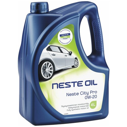 Синтетическое моторное масло Neste City Pro 0W-20, 4 л