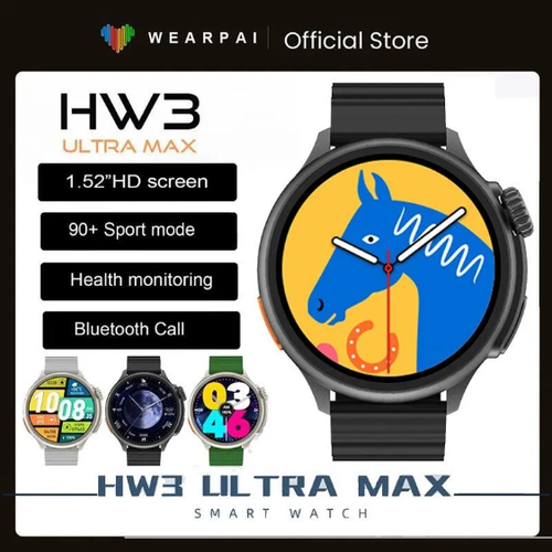 Умные часы HW3 Ultra Max 250 мАч Bluetooth Call Series 9 Compass 1,52 