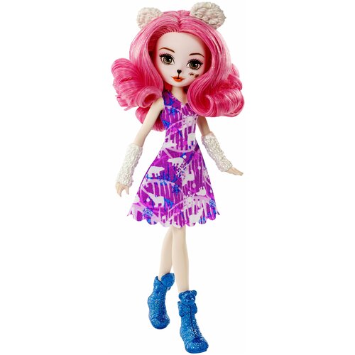 кукла ever after high дарлинг чарминг базовая переиздание mattel Кукла Ever After High Эпическая зима Пикси Вероникуб, 26 см, DNR65 розовый