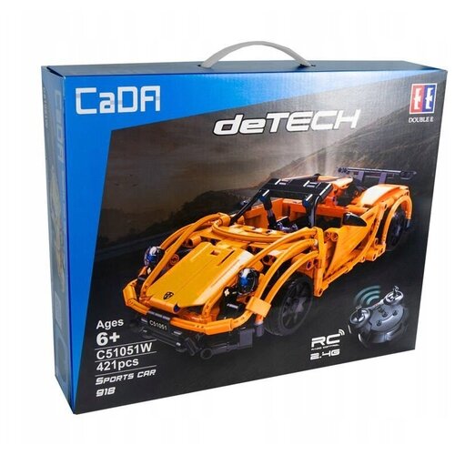 конструктор double eagle cada detech c51053w синий спортивный автомобиль 419 дет Конструктор Double Eagle CaDA deTECH C51051W Спортивный автомобиль 918, 421 дет.