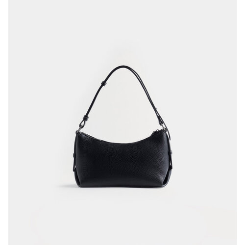 Сумка багет LIME фактура зернистая чeрный 3699₽