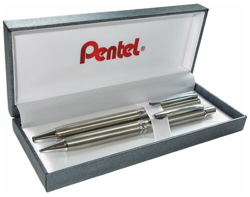 Канцелярский набор Pentel Sterling A810B810Z2, 2 пр., металлик