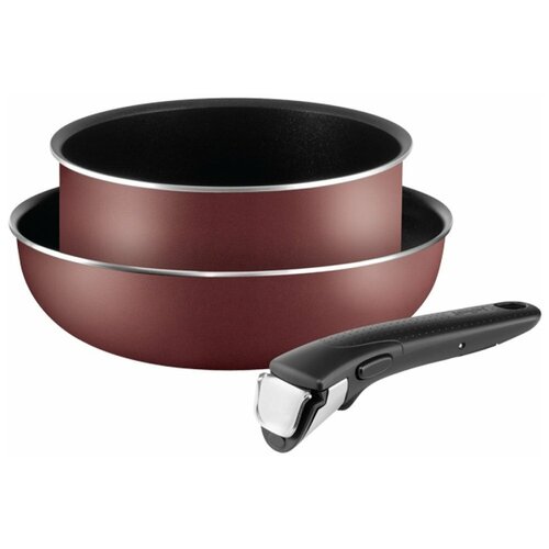 Набор сковород Tefal Ingenio RED 04186820 3 пр. бордовый 3