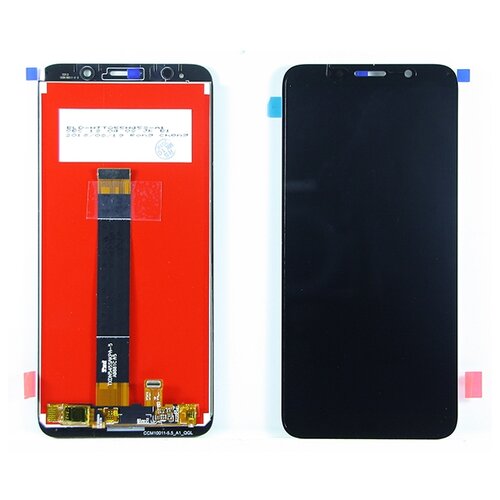 Дисплей для Huawei Honor 7A в сборе с тачскрином Base (черный)