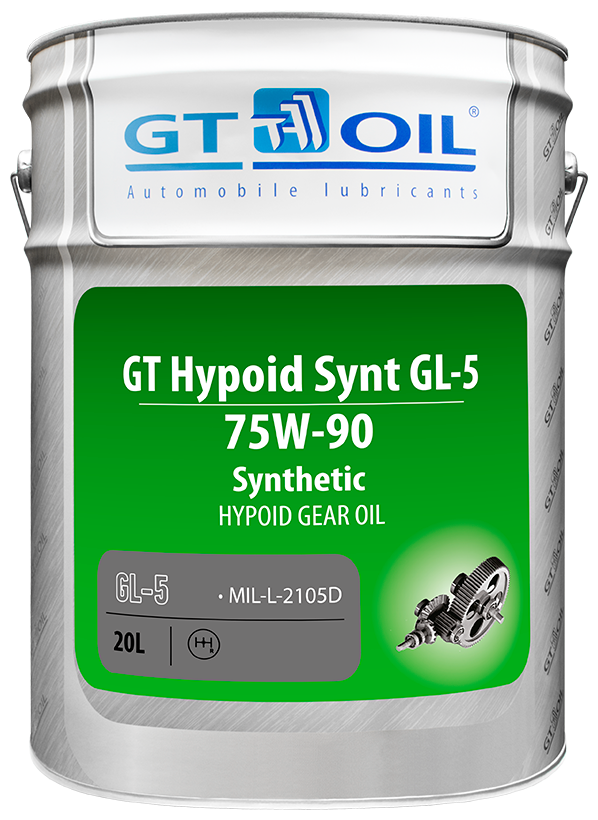 8809059407950 GT OIL   GT Hypoid Synt, SAE 75W-90, API GL-5, 20 