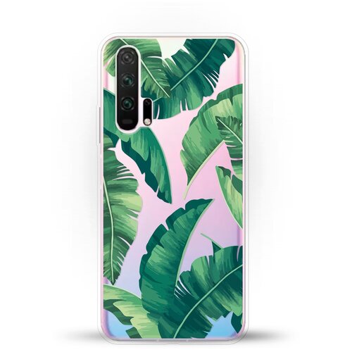 фото Силиконовый чехол пальма на honor 20 pro andy & paul