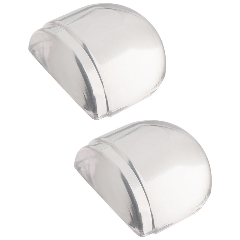 фото Стоппер для двери с самоклеящимся слоем, прозрачный. 2 штуки