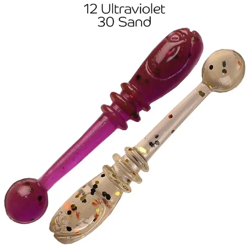 Силиконовая приманка мягкая съедобная Crazy Fish Whitebait 1.2