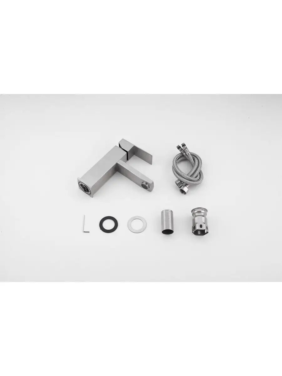 Смеситель для раковины Frap F10802, однорычажный, фиксированный излив — фото 1