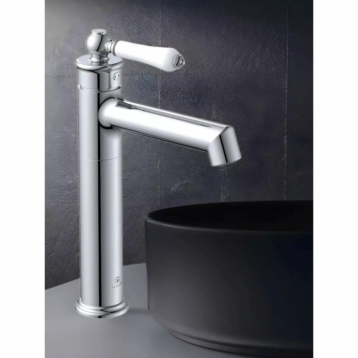 Смеситель для раковины Diadonna D173-13 хром однорычажный традиционный с аэратором — фото 1