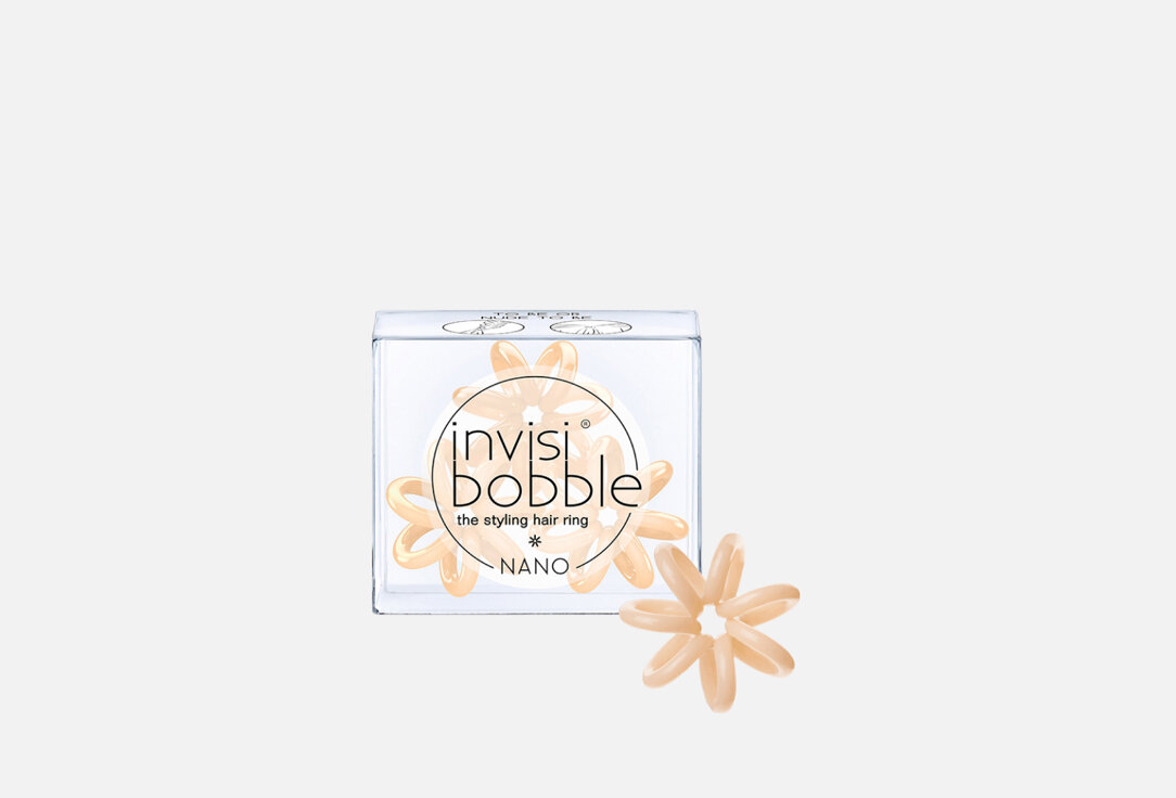 INVISIBOBBLE Резинка-браслет для волос / NANO To Be or Nude to Be - фото №4
