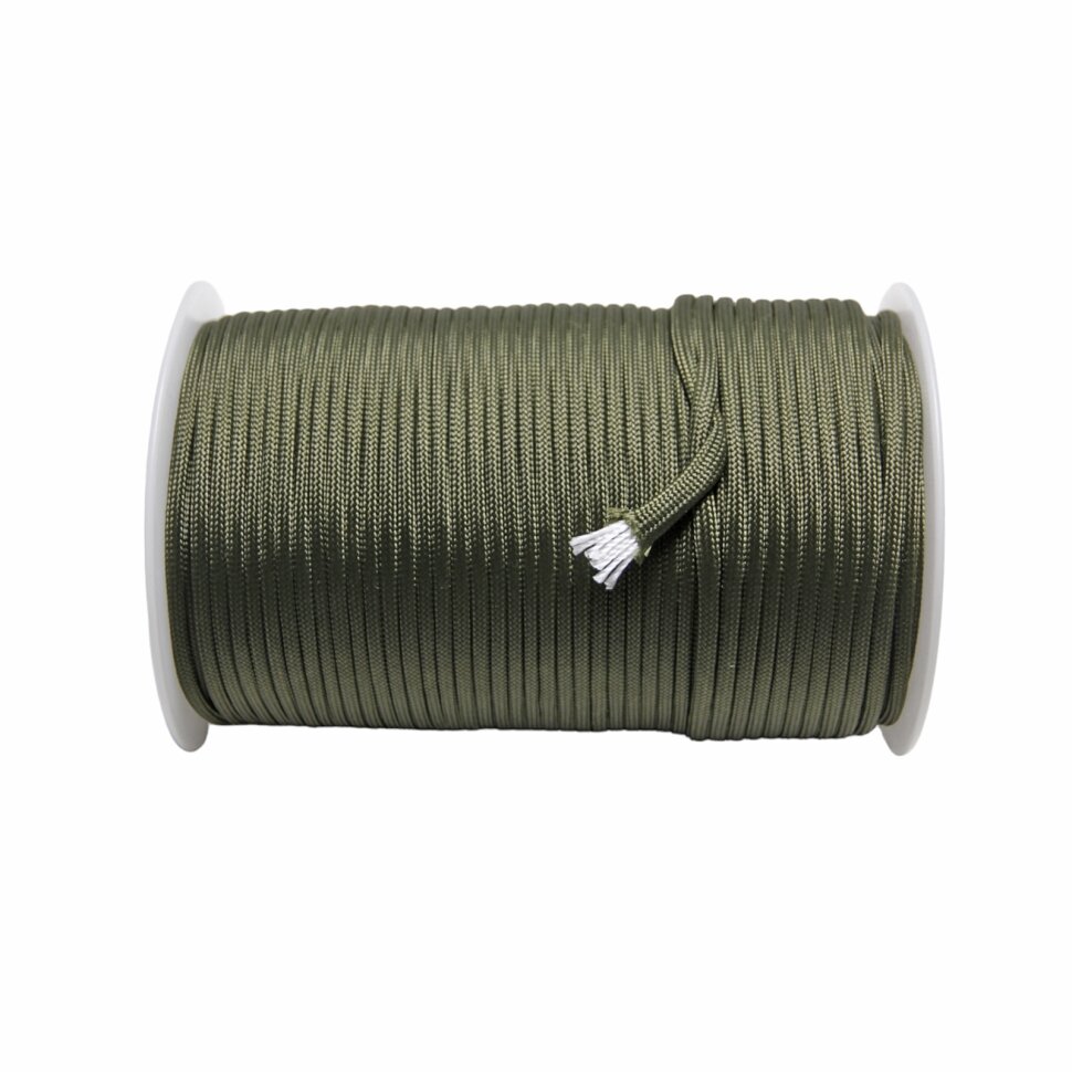 Паракордовый шнур 100 метров (хаки) — фото 1