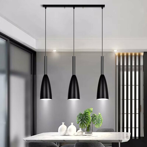 Светильник R-DM E27, потолочный, современный стиль, черный, 40Вт