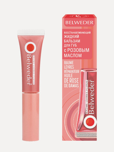 Изображение товара Бальзам для губ Belweder увлажняющий антивозрастной с маслом розы в тюбике прозрачный 4 г