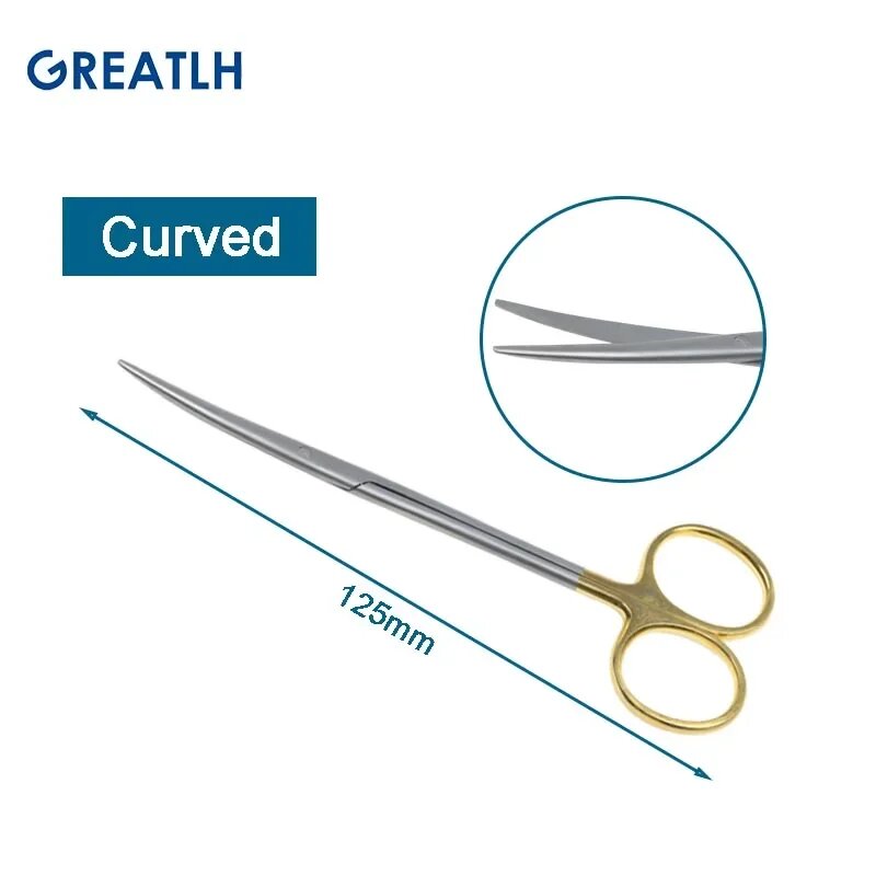 Ножницы хирургические GREATLH Curved 12.5cm