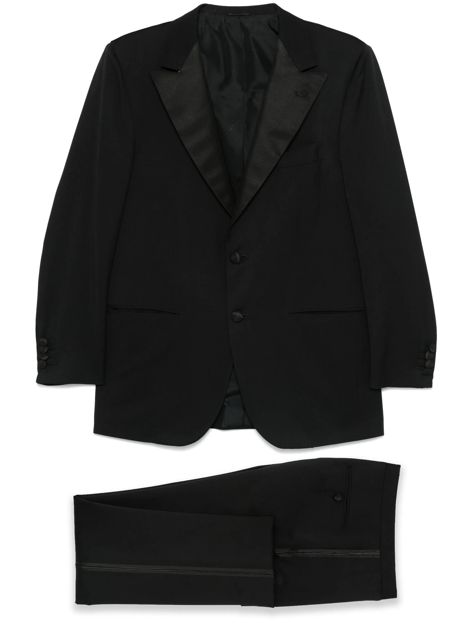 Костюм классический Kiton, размер 48 IT, черный