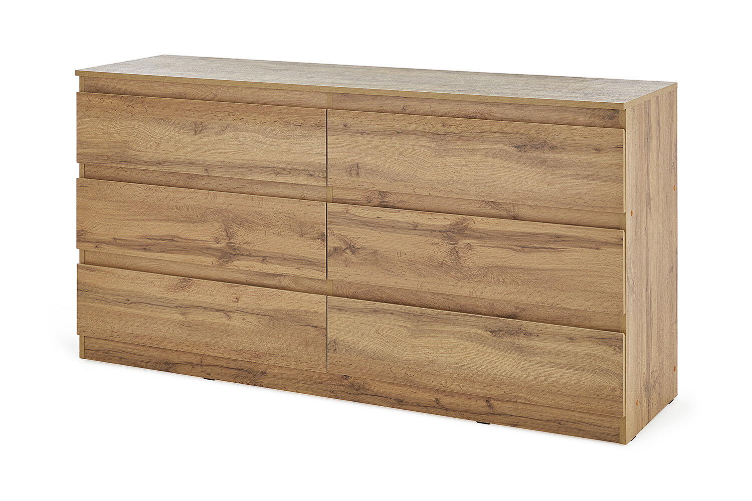 Комод напольный Hoff Stern 156,2х85,7х43,3 см, модульный, каркас ЛДСП, цвет дуб Вотан
