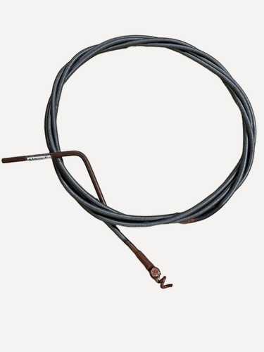 Изображение товара Трос сантехнический профессиональный валтрос (внутри сердечник) 10 мм 10 метров с крючком