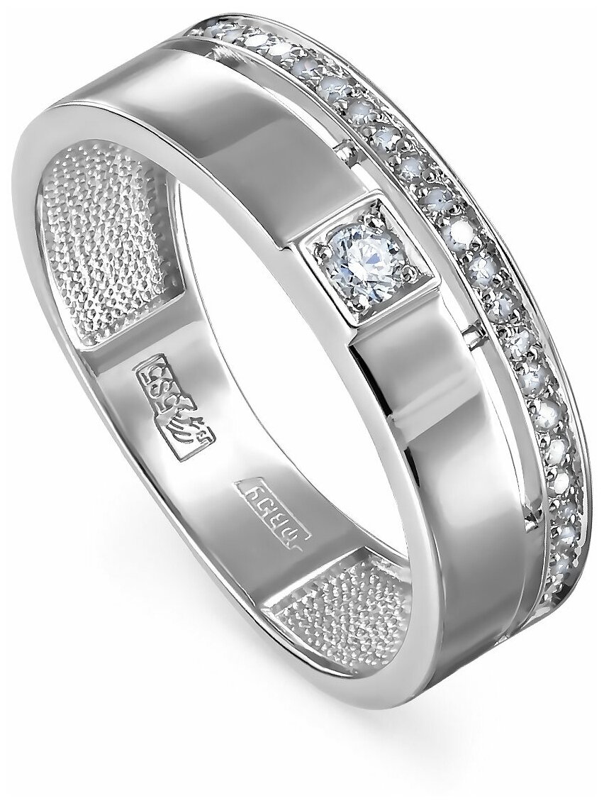 Кольцо, белое золото, 585 проба, бриллиант