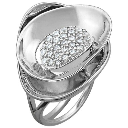 фото Эстет кольцо с 30 фианитами из серебра 01к1512873, размер 17