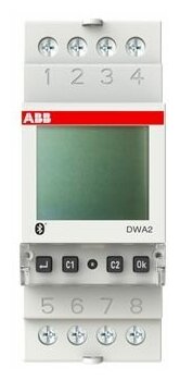 Цифровое недельное реле времени ABB DWA2 (Старое название TWA-2) 2CSM222501R1000