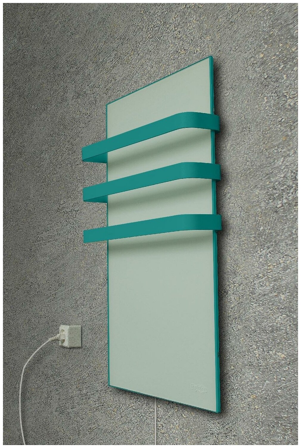 фото Стеклянный инфракрасный электрический полотенцесушитель Теплофон ЭРГН-0,15/220 (п), 150 Вт