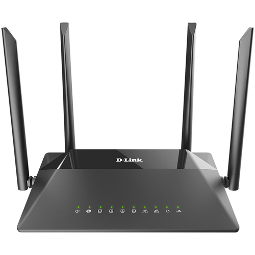 Маршрутизатор D-Link Роутер D-Link AC1300 Wi-Fi Router, 1000Base-T WAN, 4x1000Base-T LAN, 4x5dBi external antennas, USB port, 3G/LTE support