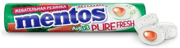 Жевательная резинка MENTOS Ролл арбуз, 15, 5г - ментос - фотография № 7