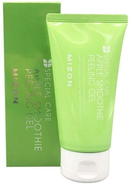 Натуральный целлюлозный пилинг-скатка Mizon Apple Smoothie Peeling Gel с яблочным экстрактом и экстрактом сахарного тростника