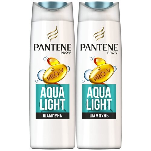 Pantene Шампунь Pro-V Aqua Легкий питание и укрепление, комплект: 2 упаковки