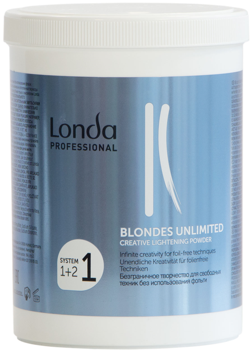 Londa Professional Креативная осветляющая пудра Blondes Unlimited Creative Lightening Powder, 400 мл