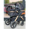 Коляска детская Ining Baby 2в1 X1: удобство и комфорт в одной коляске, черный - изображение