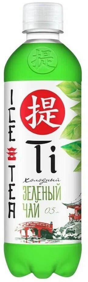 Чай холодный Ti (Ти) Зеленый 0,5 л х 12 бутылок, пэт - фотография № 2