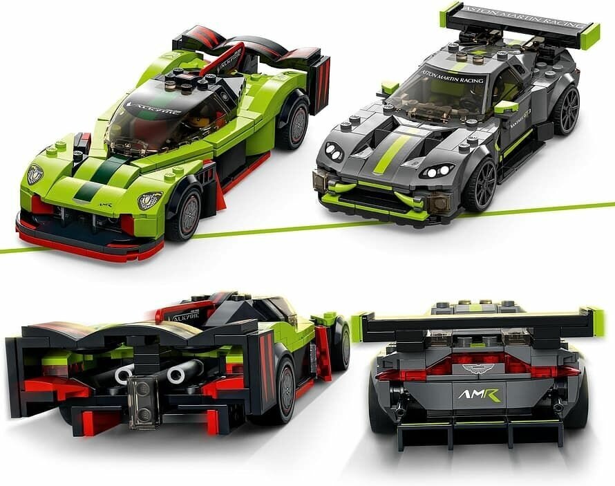 Конструктор LEGO Speed Champions 76910 "Aston Martin Valkyrie AMR Pro и Aston Martin Vantage GT3" - фото №18