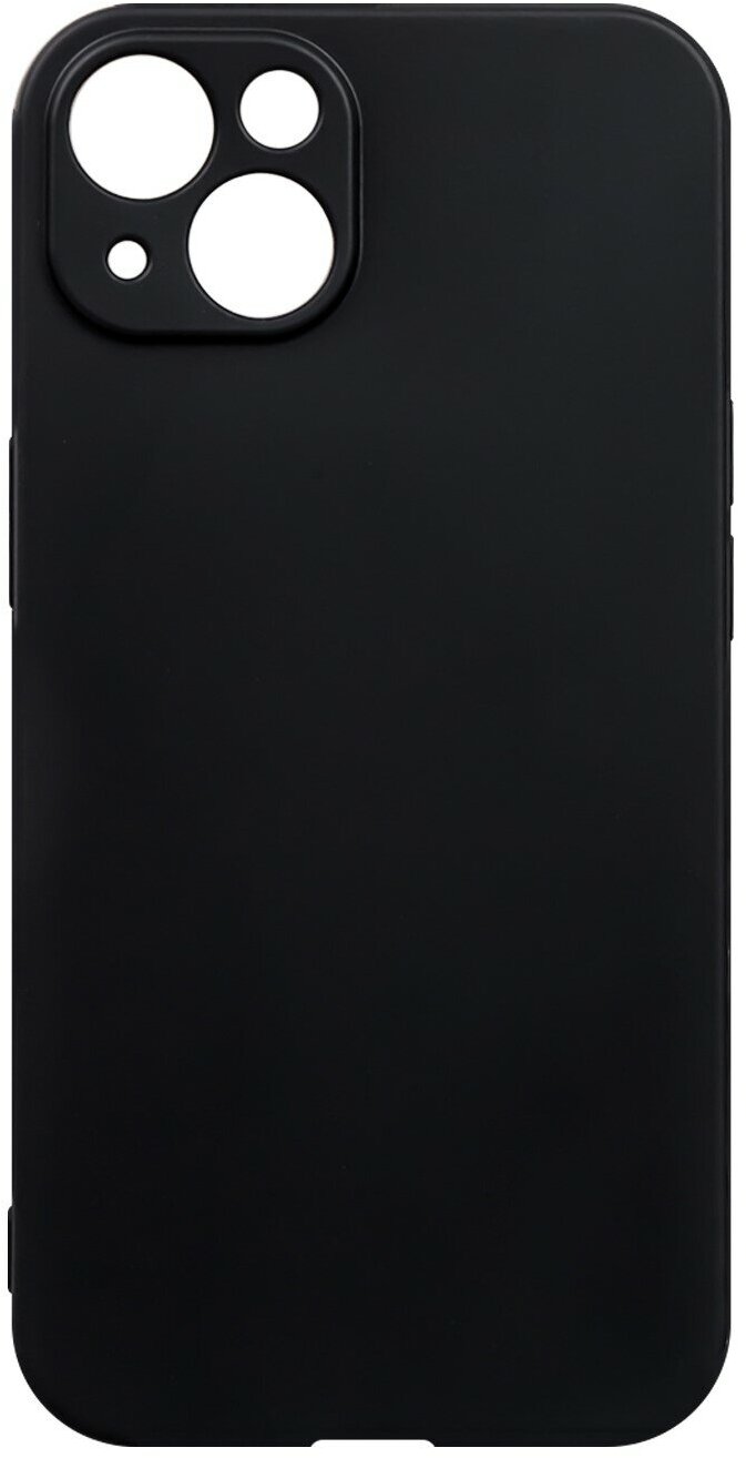 Чехол силиконовый для iPhone 13 Черный / Чехол силиконовый на Айфон 13 Черный