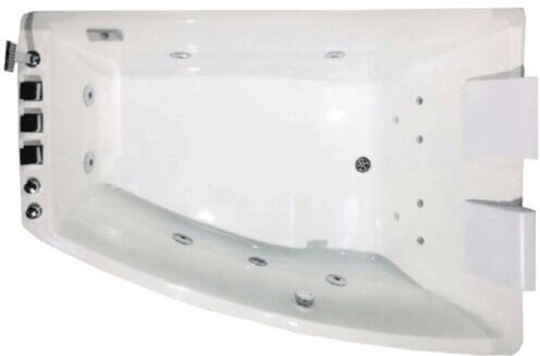 Акриловая ванна Orans 120x170 R 65100xr с гидромассажем