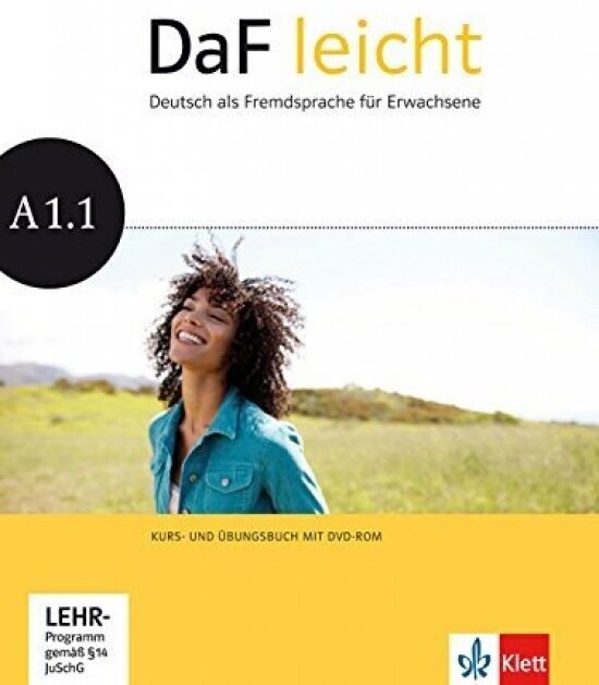 DaF leicht A1.1. Deutsch als Fremdsprache für Erwachsene. Kurs- und Übungsbuch mit Audios und Videos - фото №1