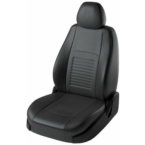 LORD AUTO Комплект чехлов на сидения Skoda Codiaq (NS7) 2016- / Турин Ромб Экокожа черная / /