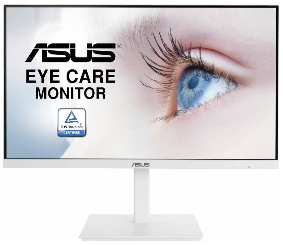 Монитор ASUS VA27DQSB-W 27" IPS LCD monitor 16:9, FHD 1920x1080, 5ms(GTG), 250 cd/m2, 100M:1 (static 1000 :1), 178°(H), 178°(V), D-sub, HDMI, DP, USB hub, HAS, Pivot, Swivel, Tilt, Speakers 2Wx2, VESA 100x100 mm, white