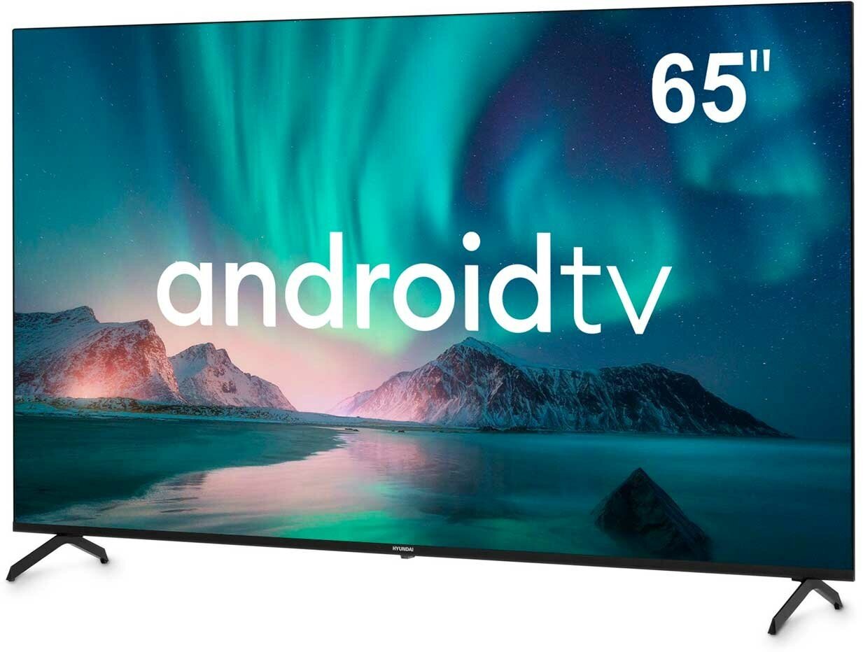 Телевизор Hyundai Android TV H-LED65BU7006 65" LED 4K Ultra HD Android TV черный