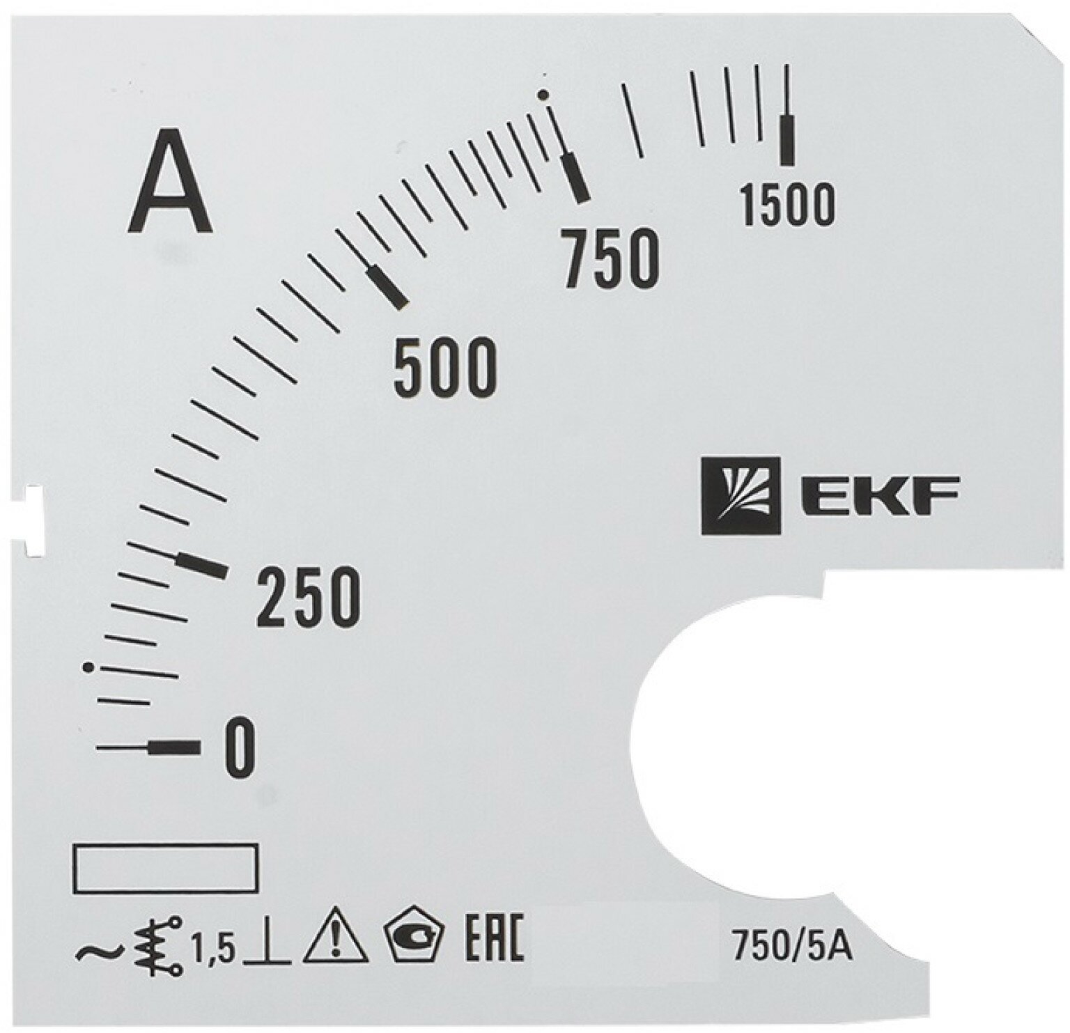 Шкала сменная для A961 750-5А-1,5 EKF PROxima